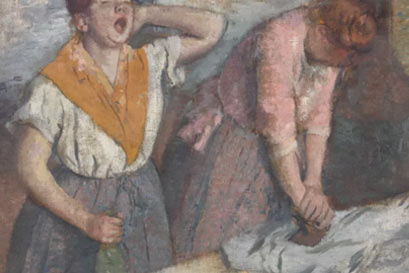 Degas and the Laundress - Cleveland'